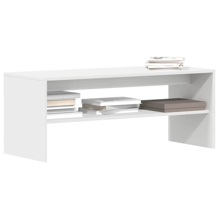 Mueble para TV madera contrachapada blanco 100x40x40 cm en Muebles TV | Comprar online en Foro24