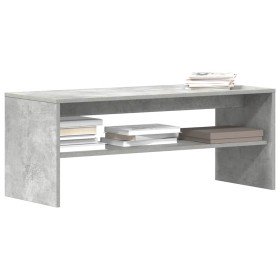 Mueble de TV madera contrachapada gris hormigón 100x40x40 cm en Muebles TV | Comprar online en Foro24