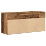 Banco zapatero madera ingeniería madera vieja 102x30,5x45 cm