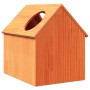 Casa para gatos cera marrón 41x50x50 cm madera maciza pino en Mobiliario para gatos | Comprar online en Foro24
