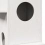 Casa para gatos madera maciza pino blanca 43x43x90 cm