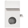Casa para gatos madera maciza pino blanca 43x43x60 cm