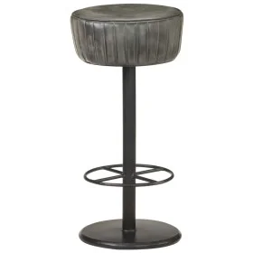 Antiker grauer Küchenhocker aus echtem Leder von vidaXL, Küchenhocker - Ref: Foro24-321874, Preis: 131,67 €, Rabatt: %