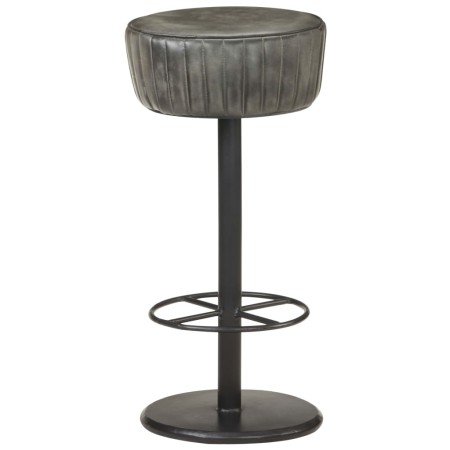 Antiker grauer Küchenhocker aus echtem Leder von vidaXL, Küchenhocker - Ref: Foro24-321874, Preis: 134,18 €, Rabatt: %