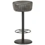Antiker grauer Küchenhocker aus echtem Leder von vidaXL, Küchenhocker - Ref: Foro24-321874, Preis: 131,67 €, Rabatt: %