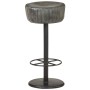 Antiker grauer Küchenhocker aus echtem Leder von vidaXL, Küchenhocker - Ref: Foro24-321874, Preis: 134,18 €, Rabatt: %