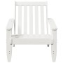 Silla adirondack de jardín madera maciza pino blanco 75x77x77cm en Sillas de jardín | Comprar online en Foro24