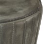Antique Gray Genuine Leather Kitchen Stool by vidaXL, Kitchen stools - Ref: Foro24-321874, Price: 134,18 €, Discount: %