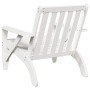 Silla adirondack de jardín madera maciza pino blanco 75x77x77cm en Sillas de jardín | Comprar online en Foro24