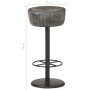 Antiker grauer Küchenhocker aus echtem Leder von vidaXL, Küchenhocker - Ref: Foro24-321874, Preis: 134,18 €, Rabatt: %
