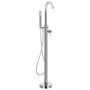 Grifo para bañera de pie acero inoxidable 118,5 cm