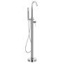 Grifo para bañera de pie acero inoxidable 118,5 cm