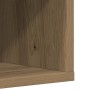 Zapatero de madera contrachapada roble artisian 54x34x183 cm