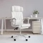 Weißer Massage-Bürostuhl aus Kunstleder von vidaXL, Bürostühle - Ref: Foro24-349748, Preis: 137,67 €, Rabatt: %