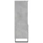 Concrete gray plywood tall sideboard 40x36x110 cm by vidaXL, Sideboards - Ref: Foro24-831520, Price: 73,82 €, Discount: %