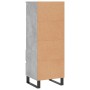 Hohes Sideboard aus betongrauem Sperrholz, 40 x 36 x 110 cm von vidaXL, Sideboards - Ref: Foro24-831520, Preis: 74,79 €, Raba...