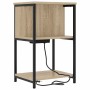 Armario de Noche 2 pcs Roble Sonoma 38 x 31 x 61 cm