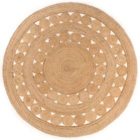 Runder geflochtener Juteteppich 240 cm von vidaXL, Teppiche - Ref: Foro24-343592, Preis: 187,76 €, Rabatt: %