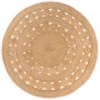 Alfombra redonda de yute trenzado 240 cm de vidaXL, Alfombras - Ref: Foro24-343592, Precio: 187,17 €, Descuento: %