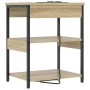 Armario de Noche 2 pcs Roble Sonoma Madera contrachapada