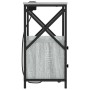 Cabinete de Noche con Estación de Carga con cajón Gris sonoma