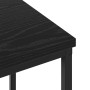 Mesa de Noche 2 pcs Roble negro 38 x 30 x 48 cm