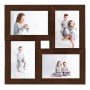 Fotorahmen Collage für 4x(10x15 cm) Fotos, dunkelbraunes MDF von vidaXL, Bilderrahmen - Ref: Foro24-332770, Preis: 17,29 €, R...