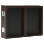 Dark brown triple collage photo frame 22x15cm+2x(10x15cm) by vidaXL, Photo frames - Ref: Foro24-332750, Price: 13,02 €, Disco...