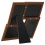 Collage photo frame for 4 photos of 10x15 cm in dark brown MDF. by vidaXL, Photo frames - Ref: Foro24-332770, Price: 16,94 €,...