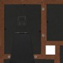 Collage photo frame for 4 photos of 10x15 cm in dark brown MDF. by vidaXL, Photo frames - Ref: Foro24-332770, Price: 17,29 €,...