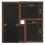 Collage photo frame for 4 photos of 10x15 cm in dark brown MDF. by vidaXL, Photo frames - Ref: Foro24-332770, Price: 16,94 €,...