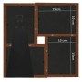 Fotorahmen Collage für 4x(10x15 cm) Fotos, dunkelbraunes MDF von vidaXL, Bilderrahmen - Ref: Foro24-332770, Preis: 17,29 €, R...