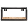 Wandregale 2 Einheiten 40 cm raues Mangoholz von vidaXL, Regale und Regale - Ref: Foro24-320667, Preis: 52,27 €, Rabatt: %