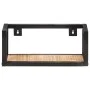 Wandregale 2 Einheiten 40 cm raues Mangoholz von vidaXL, Regale und Regale - Ref: Foro24-320667, Preis: 52,27 €, Rabatt: %