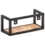 Wall shelves 2 units 40 cm rough mango wood by vidaXL, Shelves and shelves - Ref: Foro24-320667, Price: 52,27 €, Discount: %