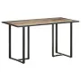 Mesa de comedor de madera maciza reciclada 140 cm de vidaXL, Mesas de cocina y de comedor - Ref: Foro24-320692, Precio: 198,8...