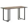 Mesa de comedor de madera maciza reciclada 140 cm de vidaXL, Mesas de cocina y de comedor - Ref: Foro24-320692, Precio: 198,8...