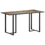 Esstisch aus recyceltem Massivholz, 140 cm von vidaXL, Küchen- und Esstische - Ref: Foro24-320692, Preis: 203,11 €, Rabatt: %