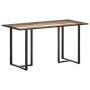 Esstisch aus recyceltem Massivholz, 140 cm von vidaXL, Küchen- und Esstische - Ref: Foro24-320692, Preis: 203,11 €, Rabatt: %