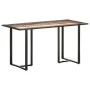 Mesa de comedor de madera maciza reciclada 140 cm de vidaXL, Mesas de cocina y de comedor - Ref: Foro24-320692, Precio: 198,8...