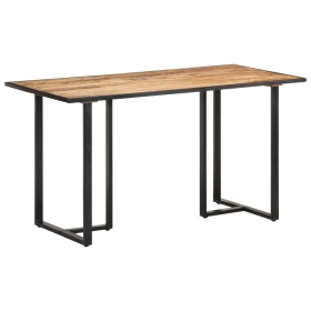 Massiver Mangoholz Esstisch 140 cm von vidaXL, Küchen- und Esstische - Ref: Foro24-320691, Preis: 177,58 €, Rabatt: %