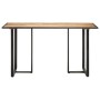 Solid rough mango wood dining table 140 cm by vidaXL, Kitchen and dining tables - Ref: Foro24-320691, Price: 177,58 €, Discou...
