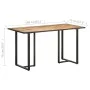 Massiver Mangoholz Esstisch 140 cm von vidaXL, Küchen- und Esstische - Ref: Foro24-320691, Preis: 174,77 €, Rabatt: %