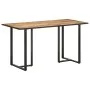 Massiver Mangoholz Esstisch 140 cm von vidaXL, Küchen- und Esstische - Ref: Foro24-320691, Preis: 174,77 €, Rabatt: %