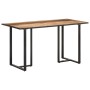 Solid rough mango wood dining table 140 cm by vidaXL, Kitchen and dining tables - Ref: Foro24-320691, Price: 177,58 €, Discou...