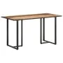 Solid rough mango wood dining table 140 cm by vidaXL, Kitchen and dining tables - Ref: Foro24-320691, Price: 174,77 €, Discou...