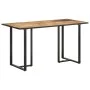 Massiver Mangoholz Esstisch 140 cm von vidaXL, Küchen- und Esstische - Ref: Foro24-320691, Preis: 174,77 €, Rabatt: %