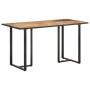 Solid rough mango wood dining table 140 cm by vidaXL, Kitchen and dining tables - Ref: Foro24-320691, Price: 177,58 €, Discou...