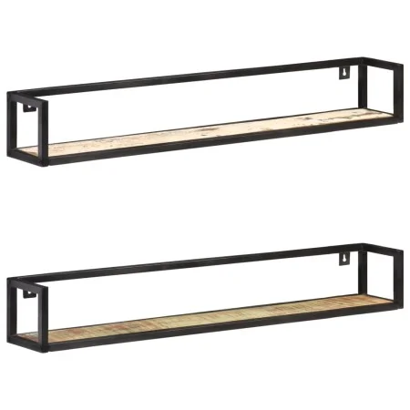 Estantes de pared 2 unidades 120 cm madera maciza reciclada by vidaXL, Shelves and shelves - Ref: Foro24-320674, Price: 98,19...