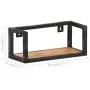 Estantes de pared 2 unidades 40 cm madera maciza acacia de vidaXL, Estantes y estanterías - Ref: Foro24-320669, Precio: 44,08...